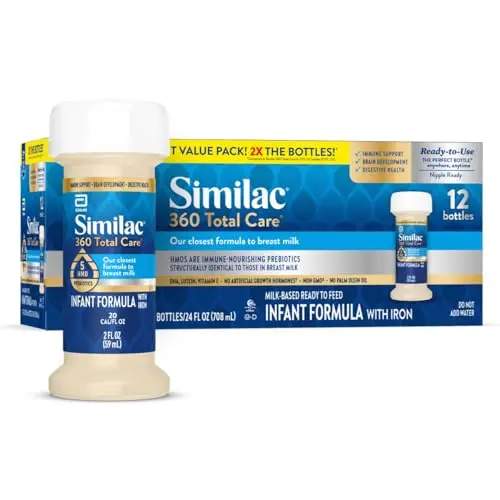 Similac 360 Total Care ready-to-feed infant formula bottles