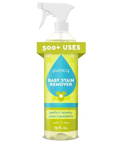 Puracy natural stain remover spray for baby clothes