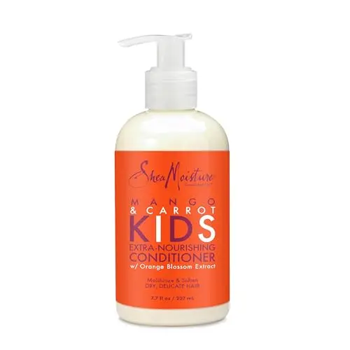 SheaMoisture Kids Conditioner bottle with mango and carrot