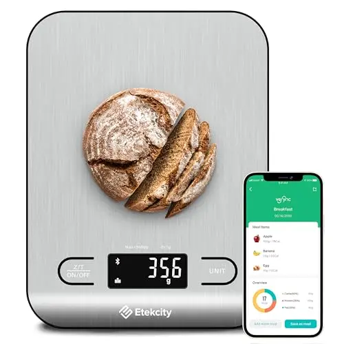 Etekcity nutrition kitchen scale with large display and smart features