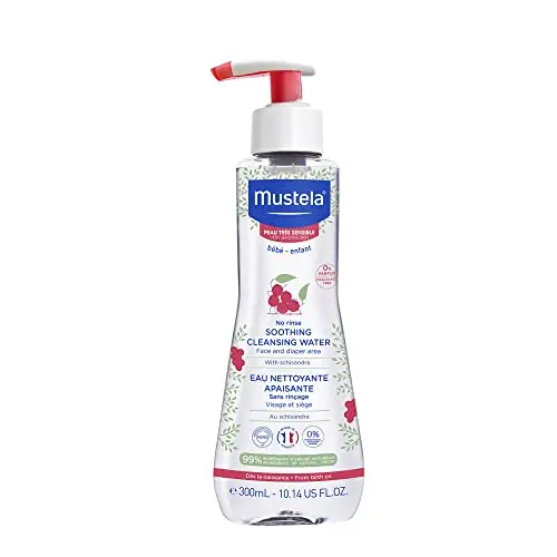 Mustela Baby Soothing Cleansing Water bottle for sensitive skin