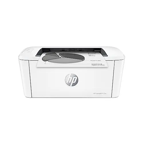 HP LaserJet M110w white wireless laser printer