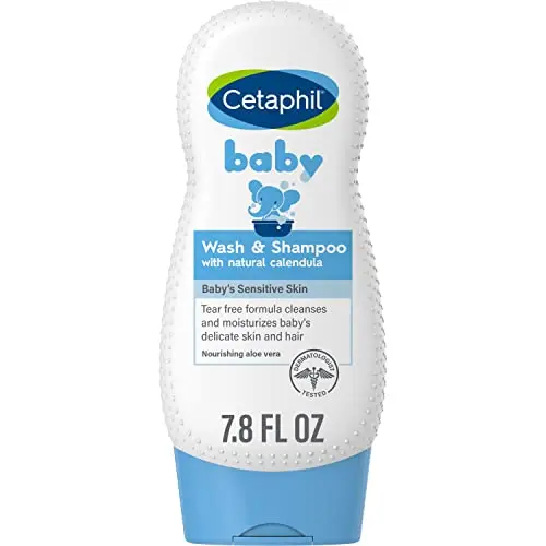 Cetaphil Baby Shampoo and Body Wash with Organic Calendula