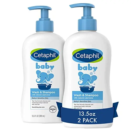 Cetaphil baby wash and shampoo for sensitive skin and eczema
