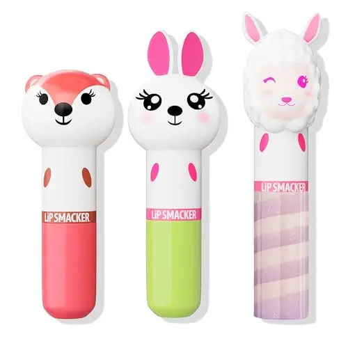 Lip Smacker Lippy Pals animal-themed lip balm set