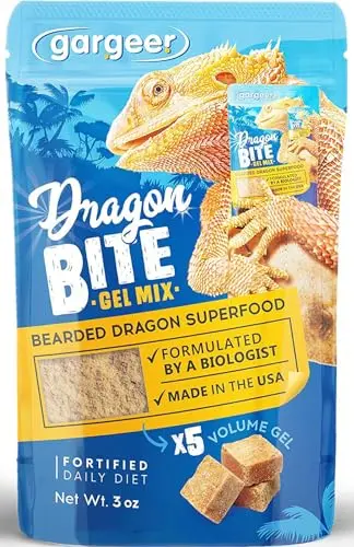Gargeer bearded dragon food powder and prepared gel