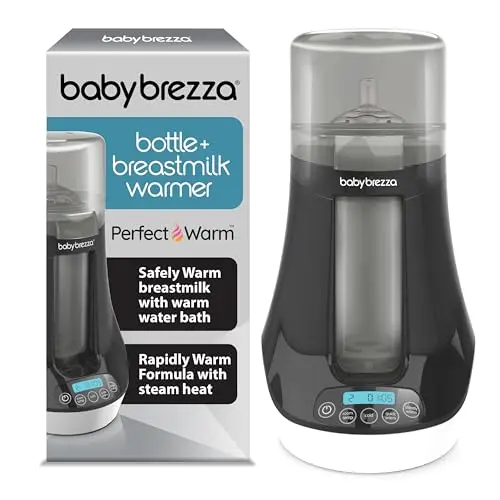 Baby Brezza bottle warmer with PerfectWarm technology for breast milk and formula