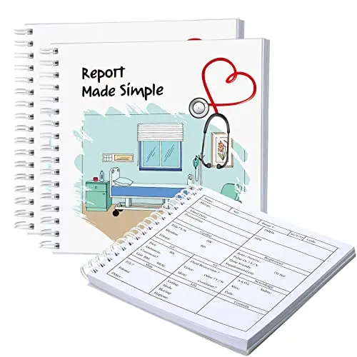 Marspark nurse report sheet notebook with assessment templates