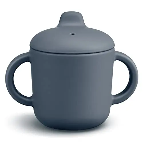 Catii silicone sippy cup with spiral straw design