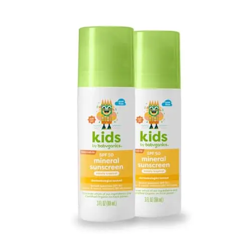 Babyganics SPF 50 Kids Mineral Sunscreen Roller Ball