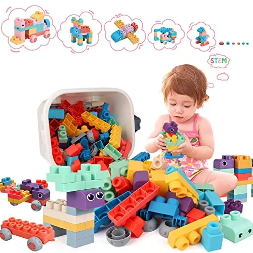 LINXI Top STEM Soft Building Blocks set for toddlers