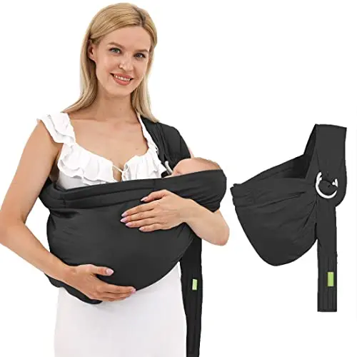 shsyue baby sling carrier in black