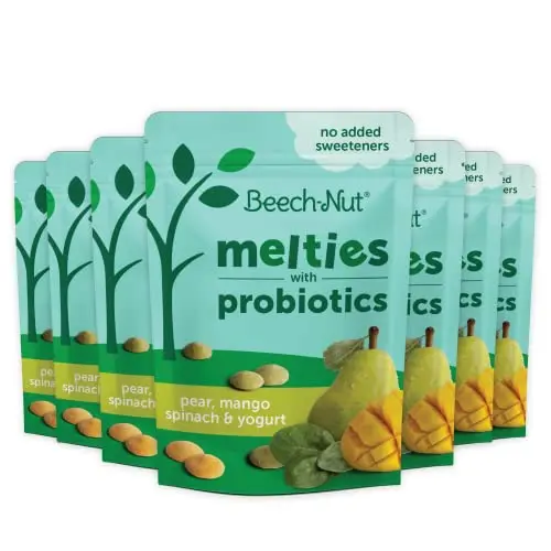Beech-Nut Probiotic Melties baby snack with yogurt and probiotics