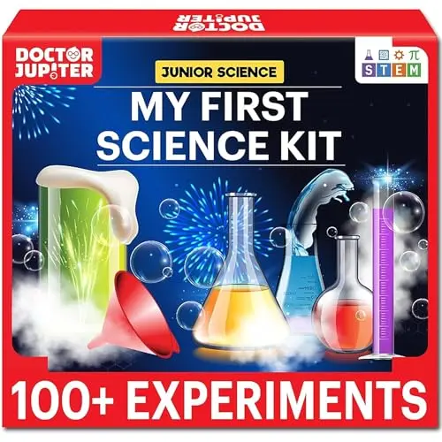 Doctor Jupiter science kit with multiple experiments for young children
