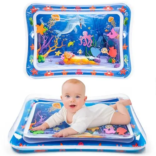 Yeeeasy inflatable tummy time water play mat for infants