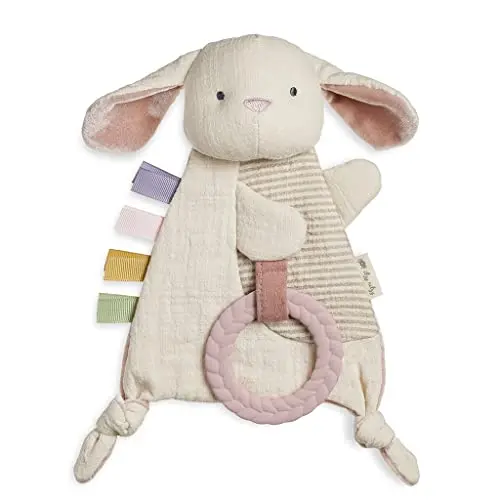 Itzy Ritzy crinkle sensory bunny toy for newborns