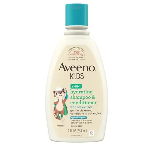 Aveeno Kids 2-in-1 Hydrating Shampoo and Conditioner bottle