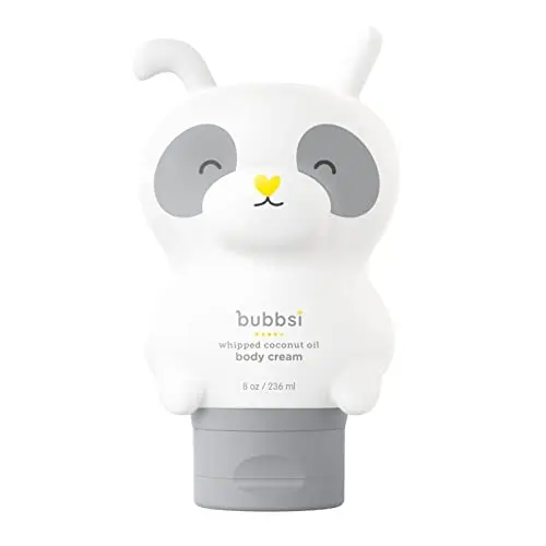 Bubbsi Whipped Coconut Oil Baby Lotion in animal bottle