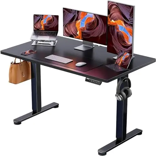 ErGear electric standing desk with robust steel frame