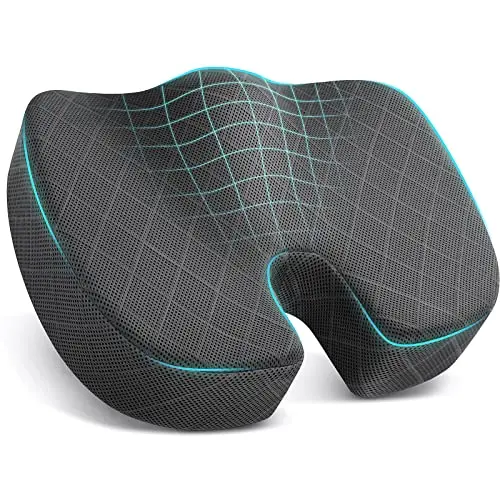 TushGuard memory foam seat cushion with portable handle