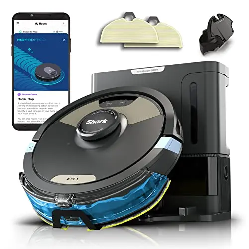 Shark Matrix Plus robot vacuum with sonic mopping technology