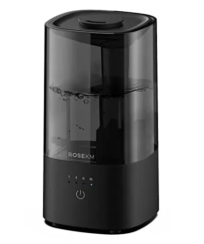 ROSEKM compact humidifier with 360° nozzle for targeted plant humidity