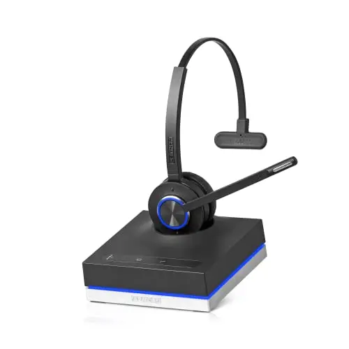 Leitner LH570 DECT wireless headset for desk phones and computers