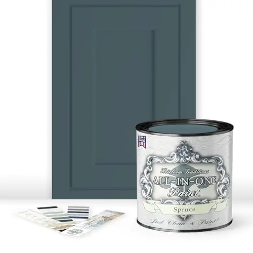 Heirloom Traditions ALL-IN-ONE paint in spruce color with color card