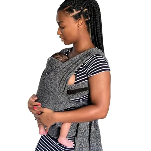 Boppy ComfyFit adjustable baby carrier in heathered gray