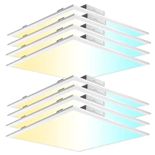 AIKVSXER 2x2 LED flat panel light for drop ceilings