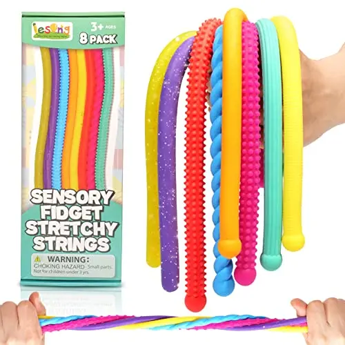 LESONG stretchy fidget strings sensory toys for autism