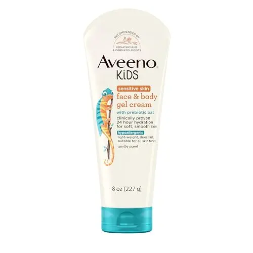 Aveeno Sensitive Skin Face & Body Gel Cream for kids