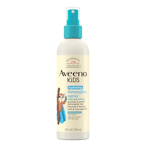 Aveeno Kids hydrating detangling spray with oat extract