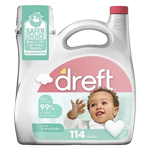 Dreft Stage 2 active baby liquid laundry detergent