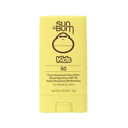 Sun Bum Kids SPF 50 clear face stick sunscreen