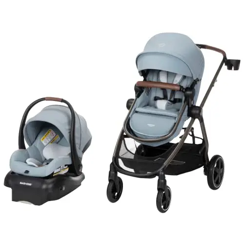 Maxi-Cosi Zelia Luxe Travel System in New Hope Grey