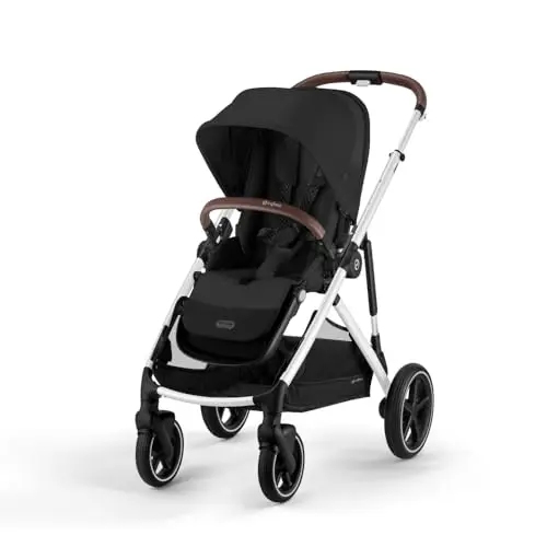 Cybex Gazelle S modular stroller in moon black color