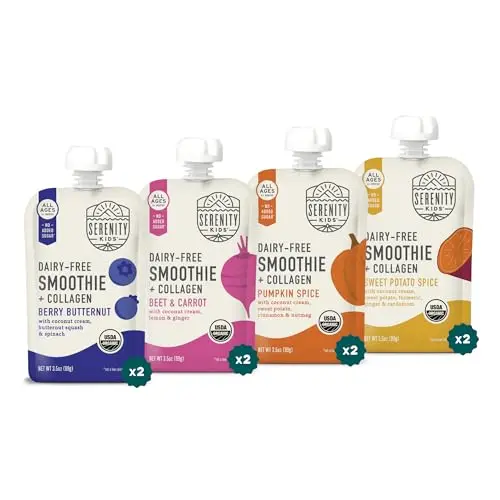Serenity Kids organic smoothie pouches for babies