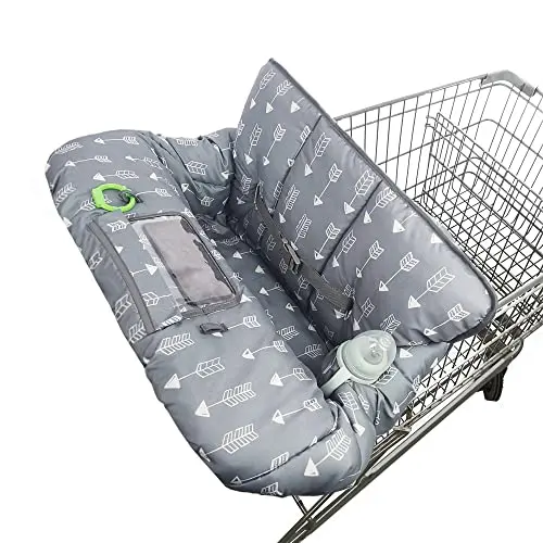 RHYDEER 360 protection shopping cart cover with clear phone pocket