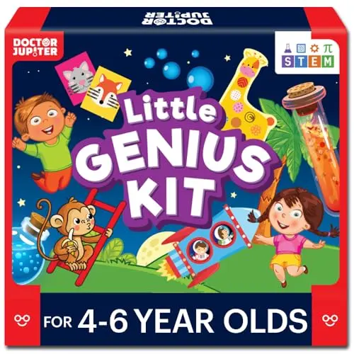 Doctor Jupiter Little Genius Kit with science and math activities