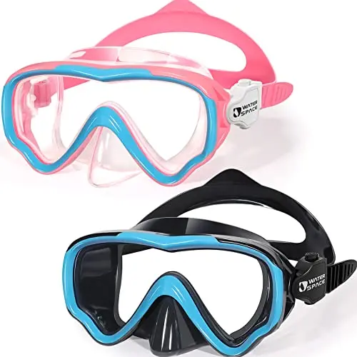 Water Space 2-pack kids swimming goggles with nose cover