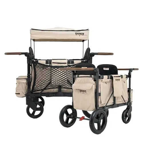 Keenz XC EVO stroller wagon on outdoor trail