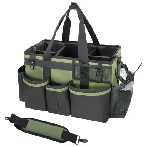 SCAVATA wearable cleaning caddy bag with multiple pockets and adjustable straps