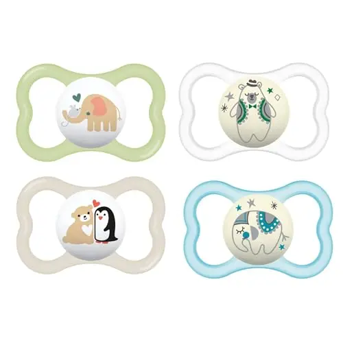 MAM Air pacifier with glow-in-the-dark feature for sensitive skin