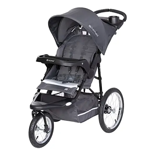 Baby Trend Expedition Jogger stroller with suspension and storage
