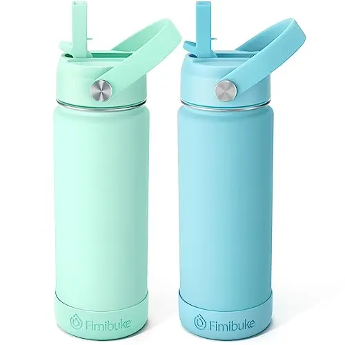 Fimibuke kids water bottles in underwater world pattern