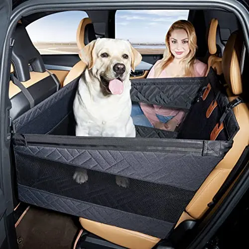 TKYZ large dog car seat with waterproof cover
