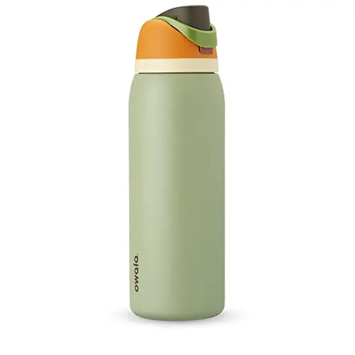 Owala FreeSip insulated water bottle in 40-ounce size with straw