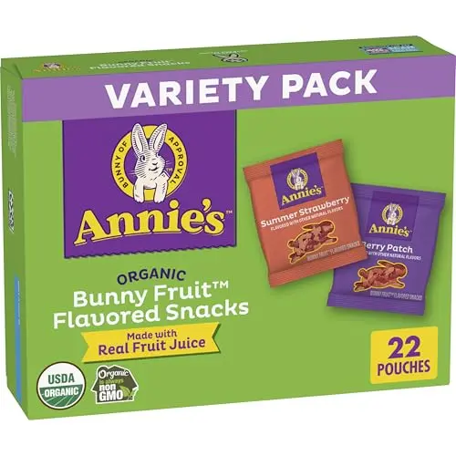 Annie's Organic Bunny Fruit Snacks gluten-free gummies