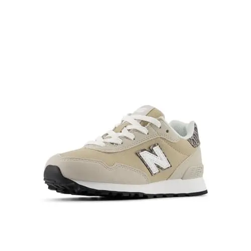New Balance 515 V1 lace-up sneaker for kids with durable rubber outsole